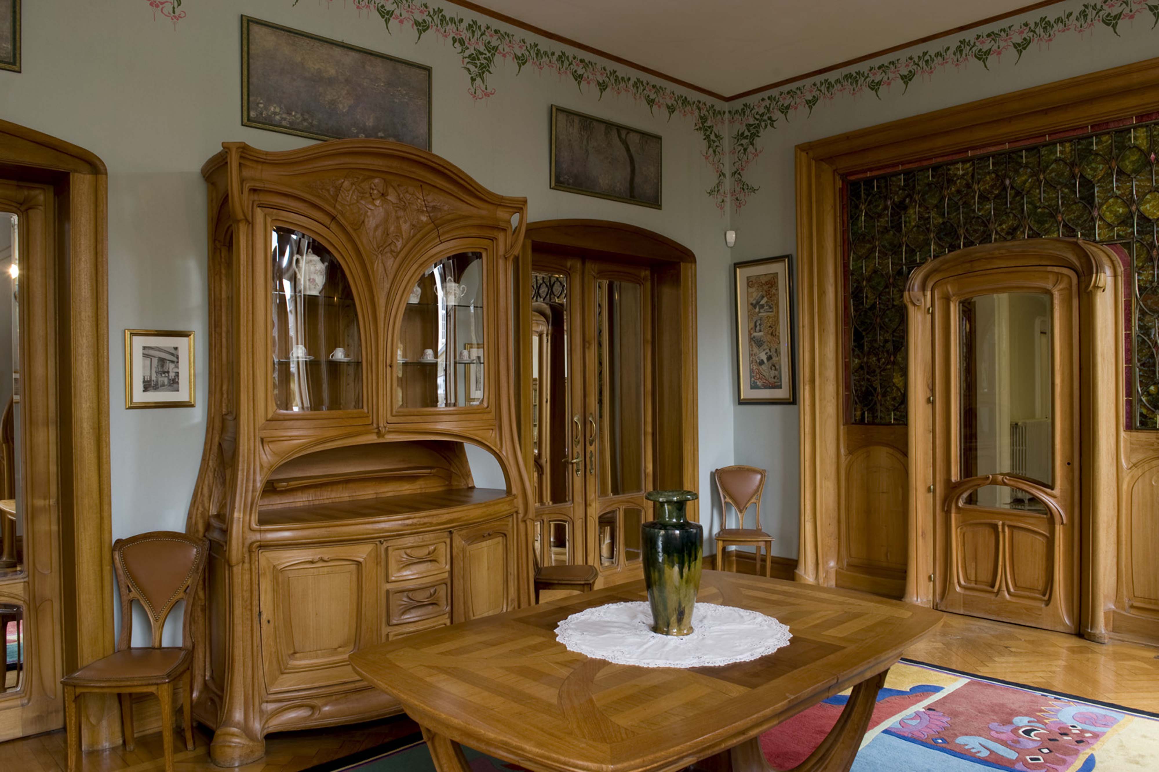 Art Nouveau Dining set by Eugene Vallin 1903