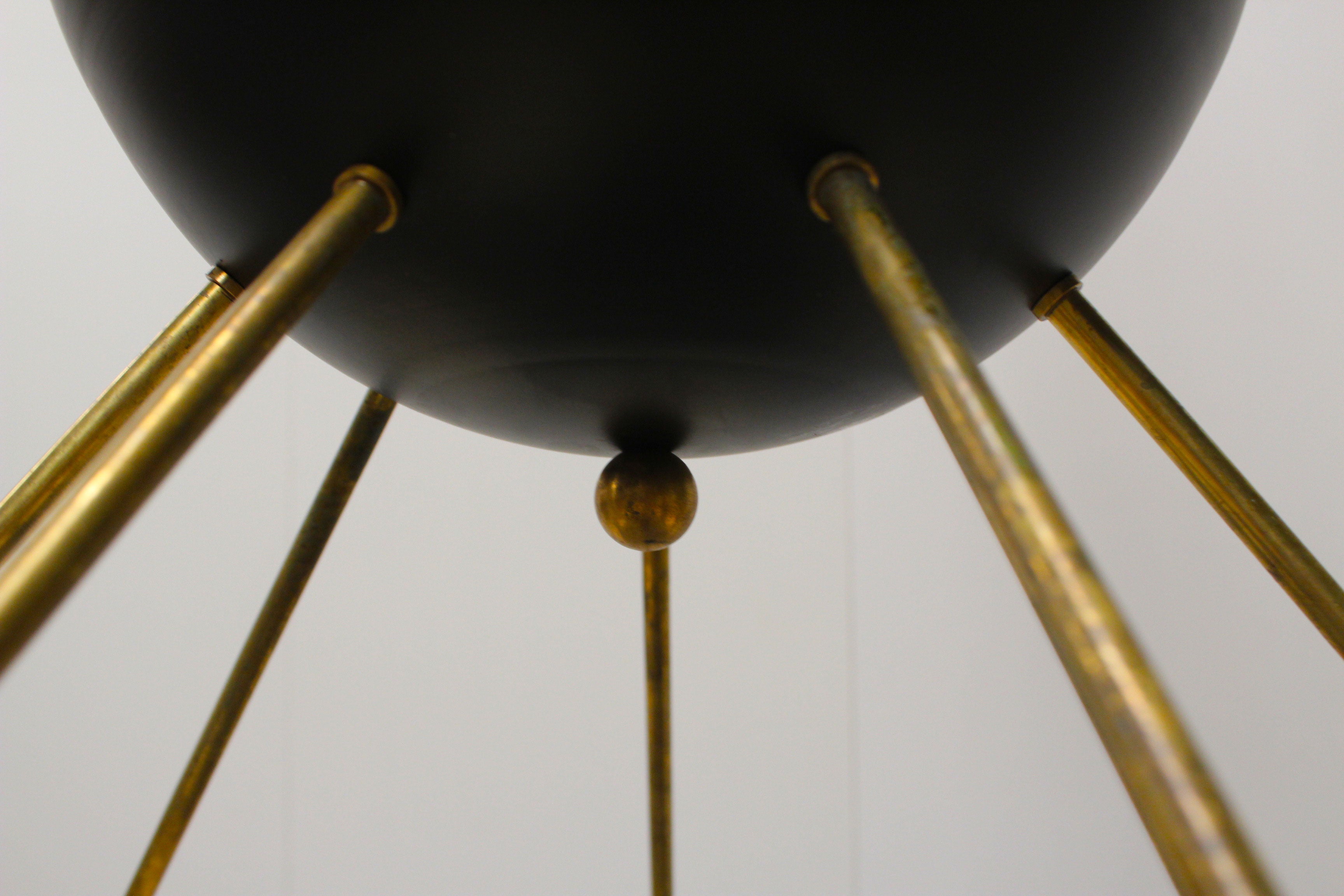 Italian Sputnik Design chandelier 1958 Stilnovo