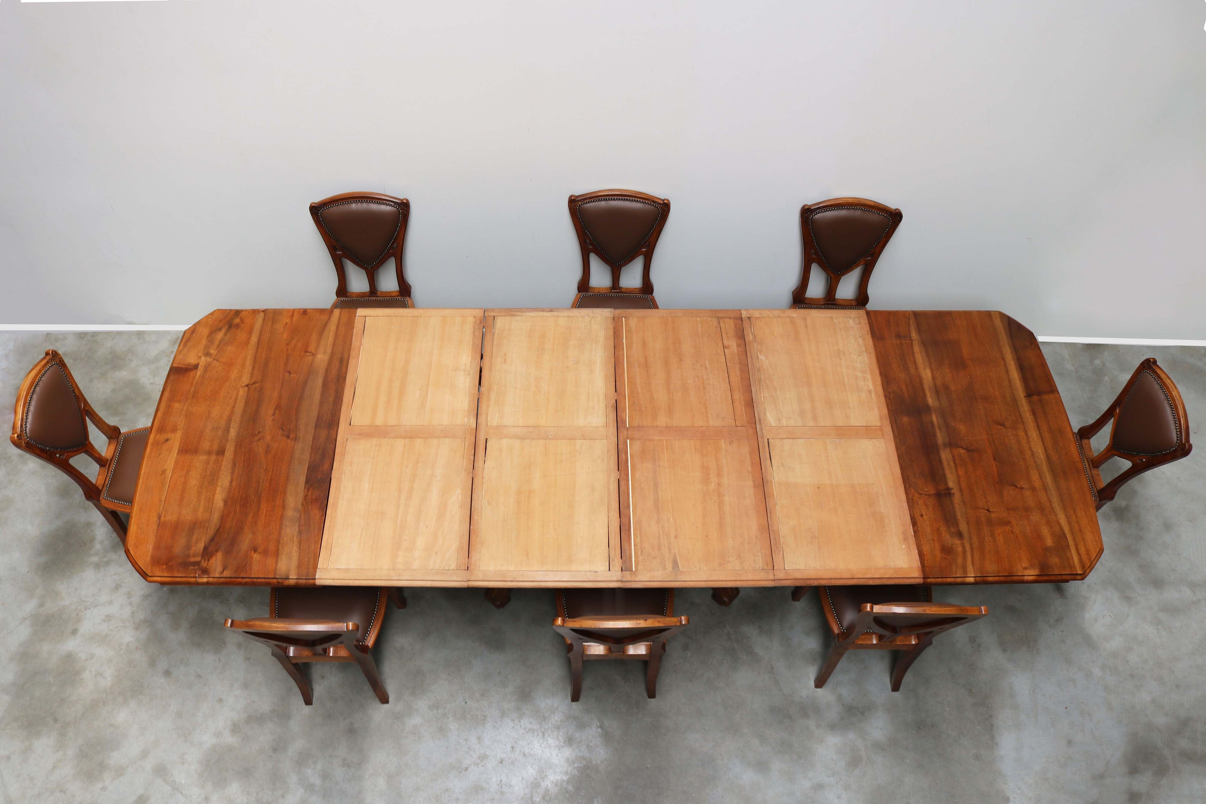 Art Nouveau Dining set by Eugene Vallin 1903