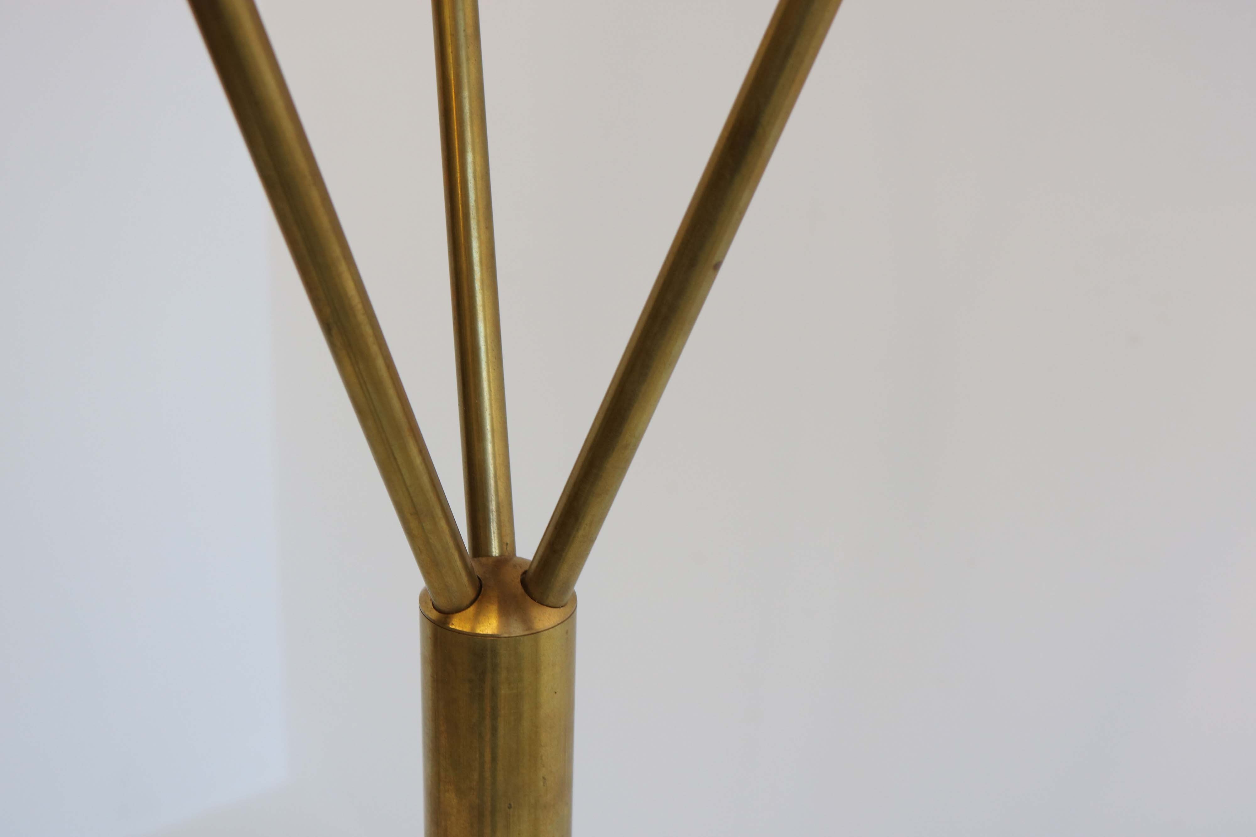 1 of 2 Italian minimalist Floor lamp attributed Stilnovo 1950