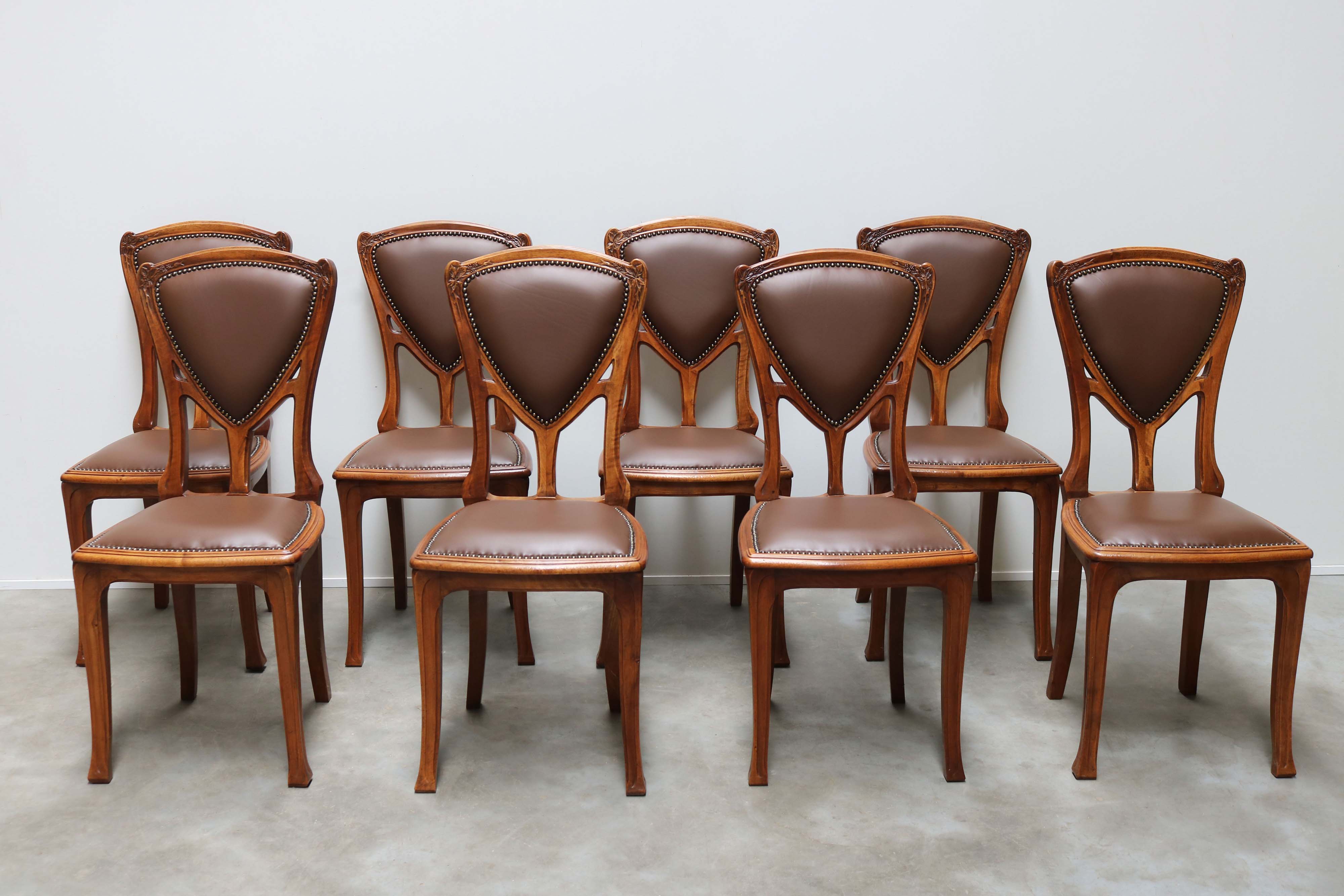 Art Nouveau Dining set by Eugene Vallin 1903